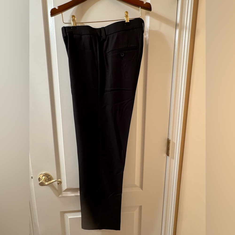 NWT Haggar Black Dress Pants Classic Design - Picture 2 of 7